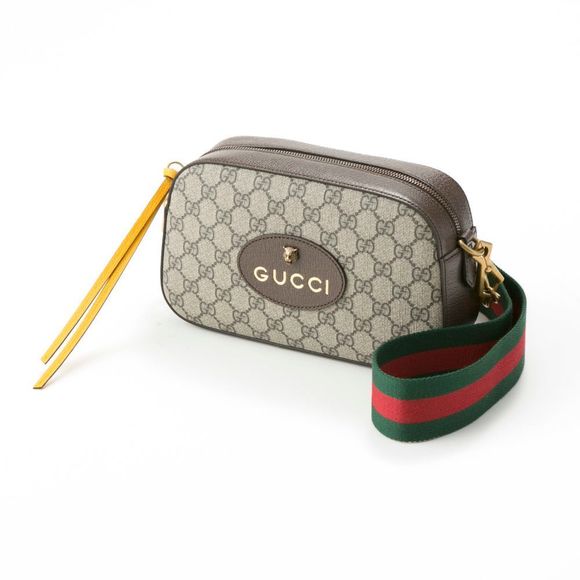 Gucci GG Supreme Leather GG Shoulder Bag Beige - Picture 1 of 6